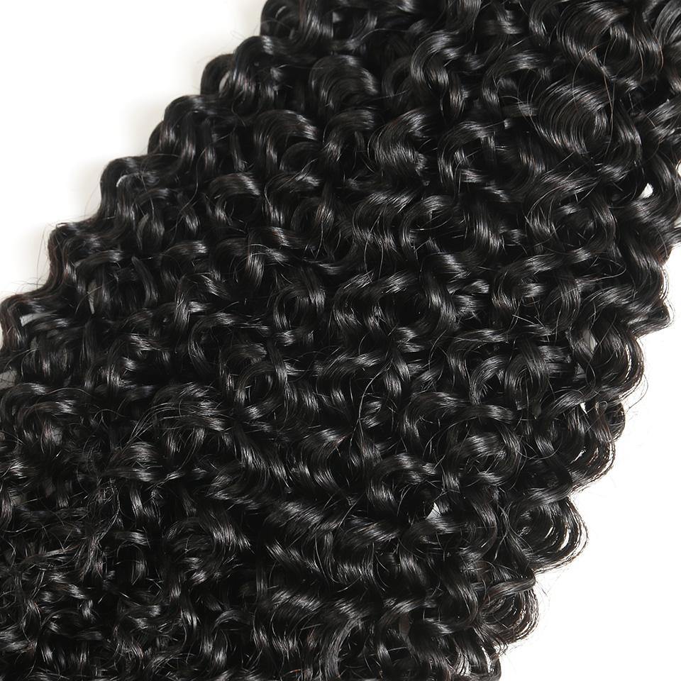Brazilian Jerry Curly 3 Bundles 100% Human Hair Extension Weaves - Seyna Hair