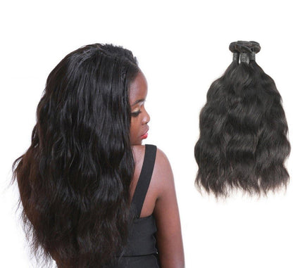 Brazilian Natural Wave 3 Bundles 100% Human Hair Extension Weaves - Seyna Hair