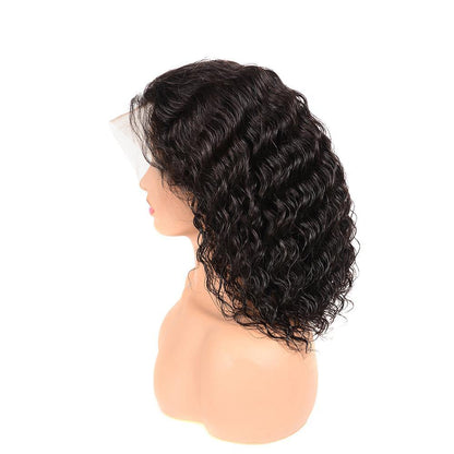 DEEP WAVE BOB 13X4 Frontal Lace WIG GLUELESS CLOSURE - Seyna Hair