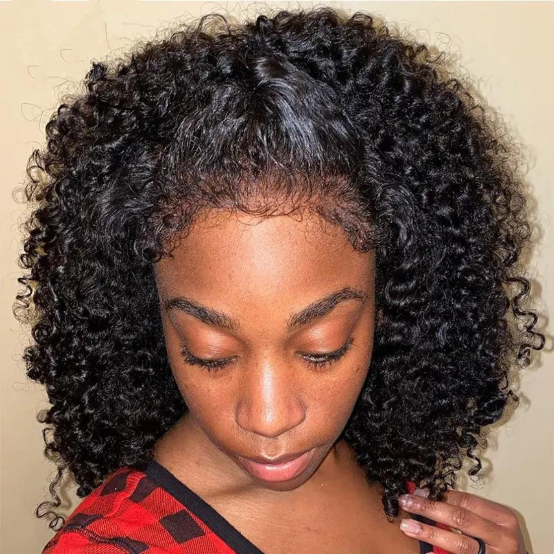 4C Edge Hairline - Short Water Wave Invisible HD Lace Glueless 13x4 Frontal Lace Wig - Seyna Hair