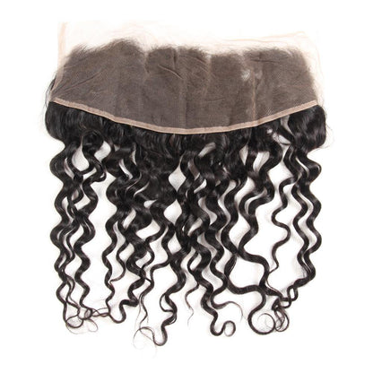 Transparent 13x4 Lace Frontal Closure Brazilian Water Wave Virgin Hair - Seyna Hair
