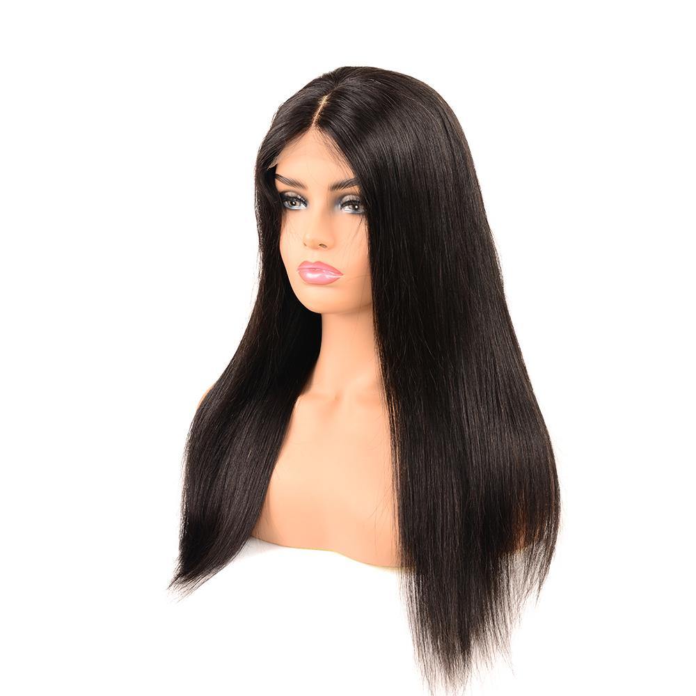 4x4 Lace Closure Wigs Straight Hair 180% Density Humain Hair Wigs - Seyna Hair