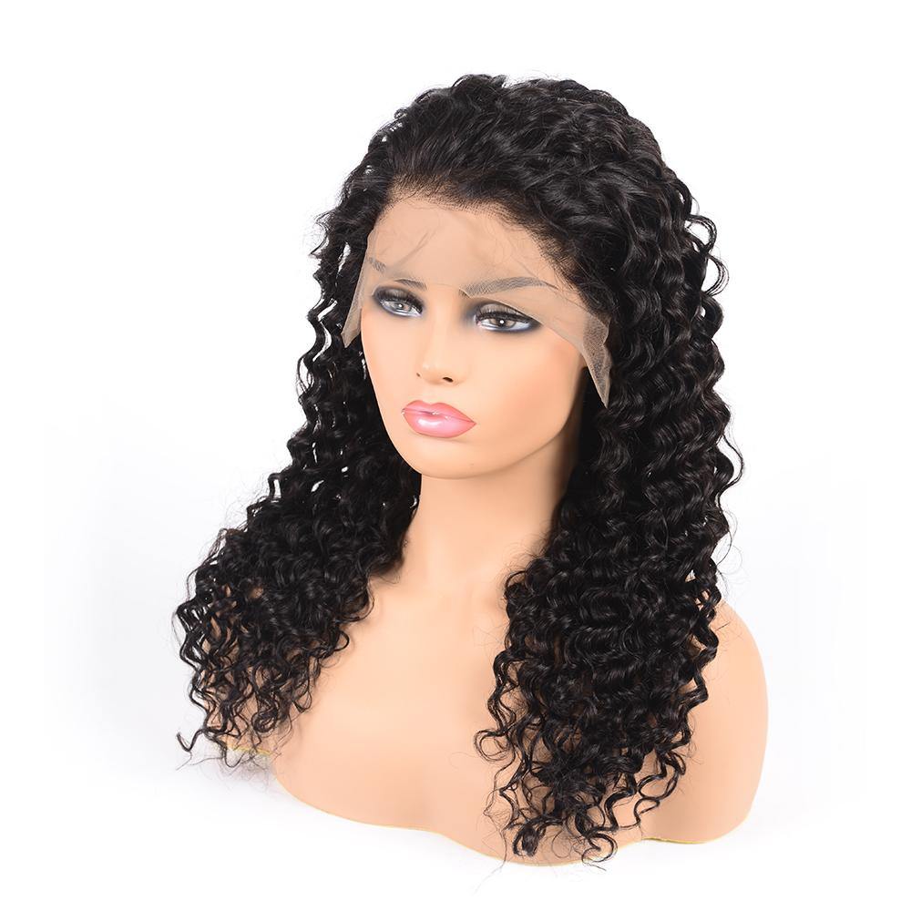 4x4 Lace Closure Wig Deep Wave 180% Density Human Hair Wig - Seyna Hair