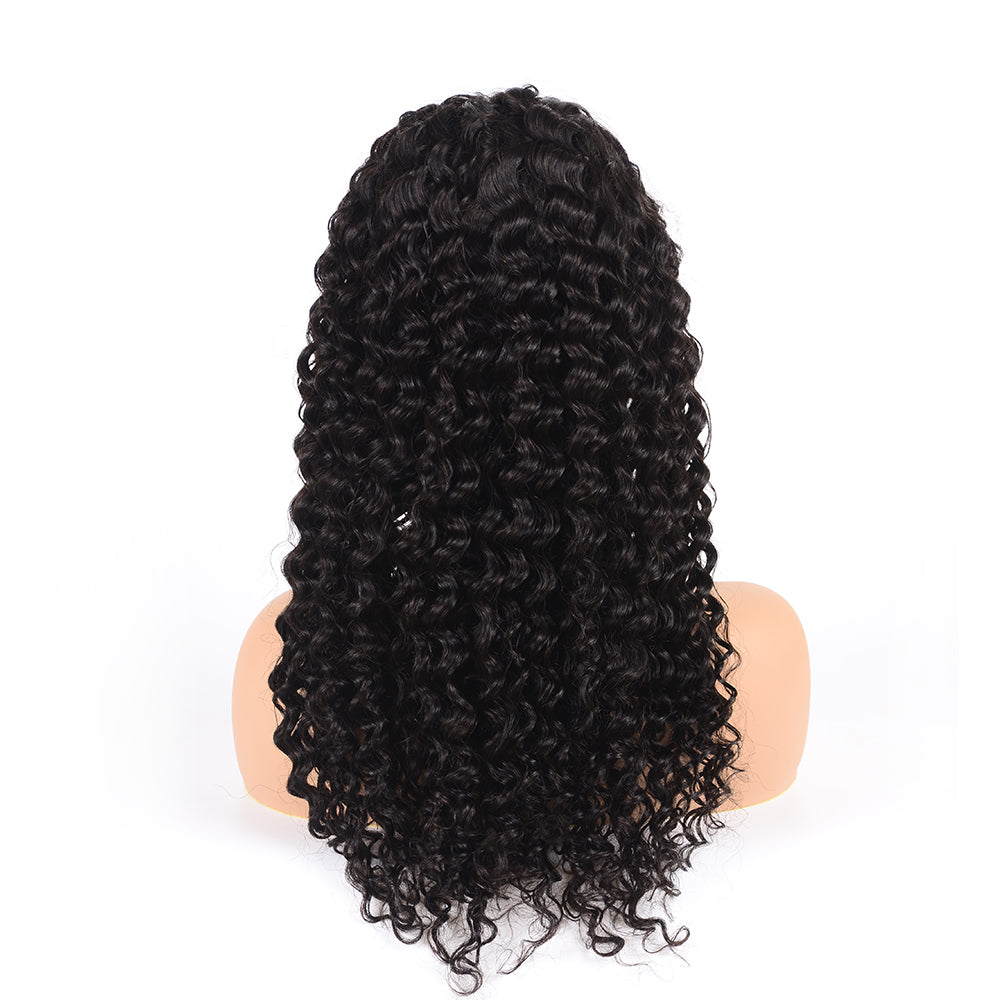 13x4 Undetectable Invisible Lace Closure Deep Wave Wig 180% Density | TRUE LACE HD - Seyna Hair