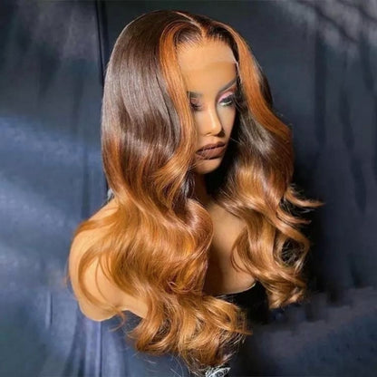 Invisible HD Lace Body Wave Glueless 13x4 Frontal Lace Wig Highlight | True HD Lace - Seyna Hair