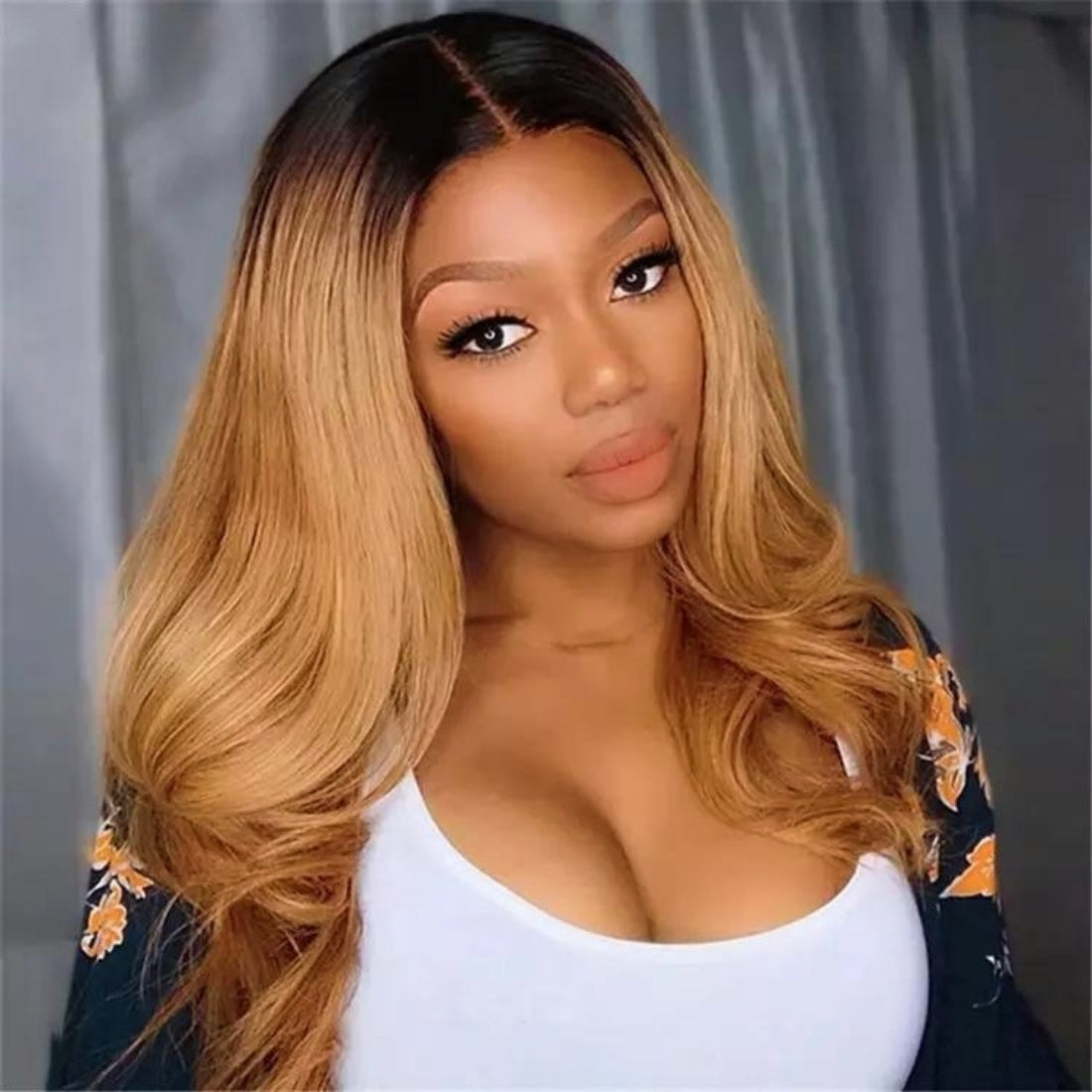 Invisible HD Lace Body Wave Glueless 13x4 Frontal Lace Wig Ombre | True HD Lace - Seyna Hair