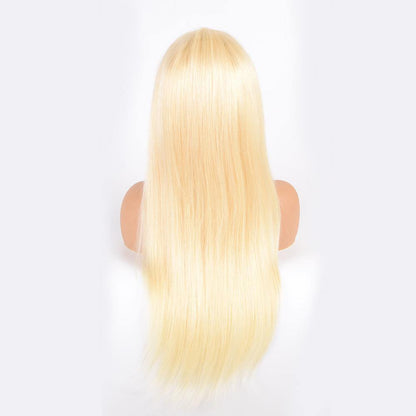 13x4 Lace Frontal Wig 613 Natural Straight Brazilian Human Hair Lace Wig - Seyna Hair