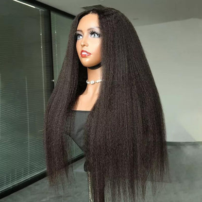 Yaki Kinky Straight Glueless HD Lace Wig - Seyna Hair