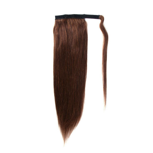 Wrap Ponytail Light Brown Natural Human Hair - Seyna Hair