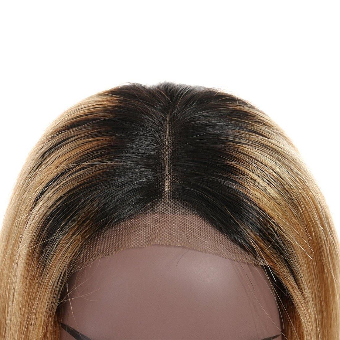 Bob Wigs 4x4 Lace Wigs T1B/27 Straight 100% Virgin Human Hair Wig - Seyna Hair