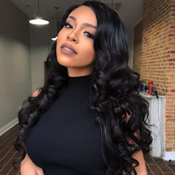 13x4 Undetectable Invisible Lace Closure Body Wave Wig 180% Density  | TRUE HD LACE - Seyna Hair