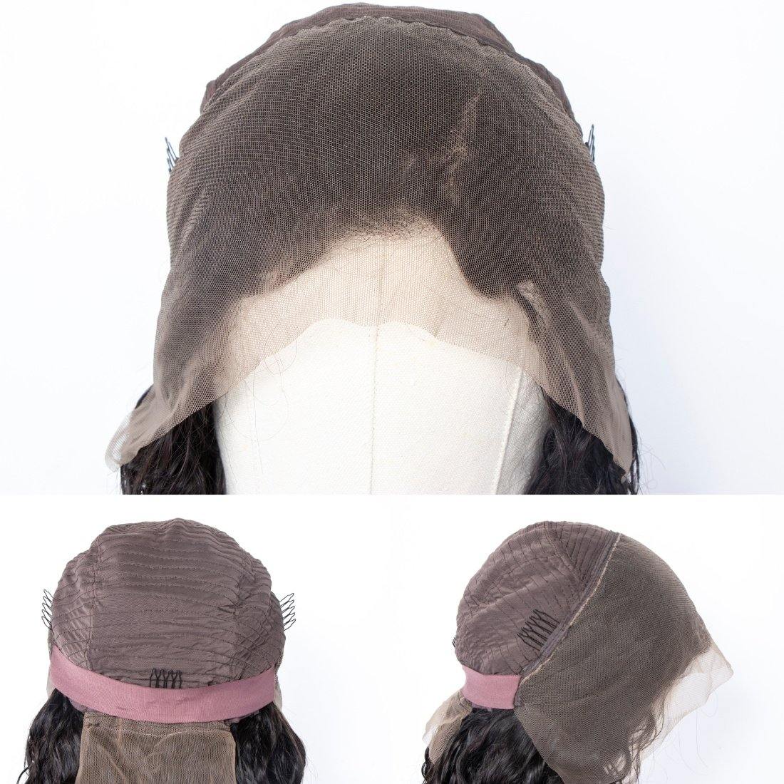 Transparent 13x4 Lace Closure Wig Water Wave 180% Density Human Hair Wig - Seyna Hair