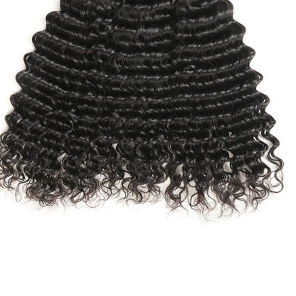 Brazilian Deep Wave 3 Bundles 100% Human Hair Extension Weaves - Seyna Hair