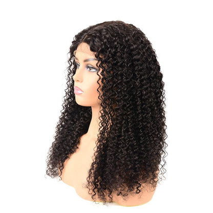 Straight & Jerry Curly Transparent 13x4 Lace Closure Wig - Seyna Hair
