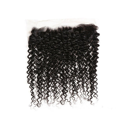 Transparent 13x4 Lace Frontal Closure Brazilian Jerry Curly Virgin Hair - Seyna Hair