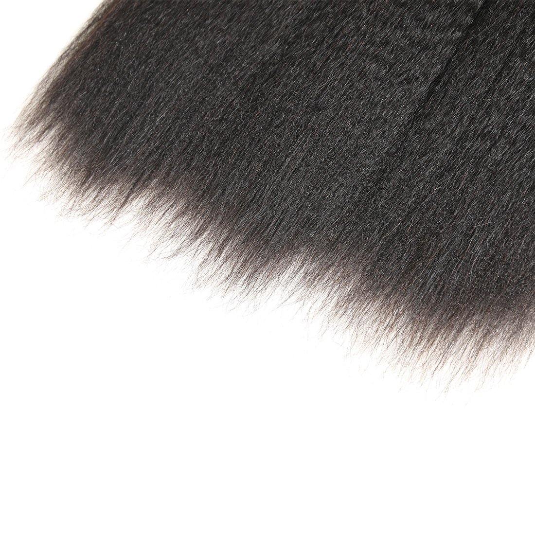 1 Bundle Brazilian Kinky Straight 100% Human Hair Extension Weaves - Seyna Hair