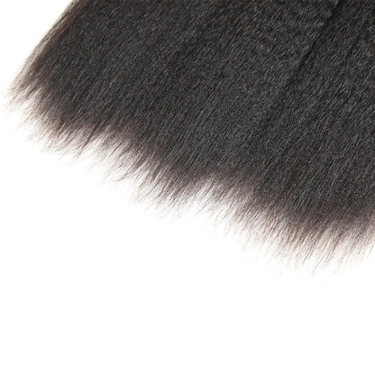 Brazilian Yaki Straight Hair 3 Bundles 100% Human Hair Extension Weaves - Seyna Hair