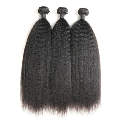 Brazilian Yaki Straight Hair 3 Bundles 100% Human Hair Extension Weaves - Seyna Hair