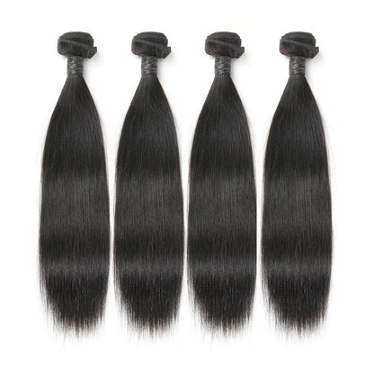 Brazilian Straight Hair 4 Bundles 100% Human Hair Extension Weaves - Seyna Hair